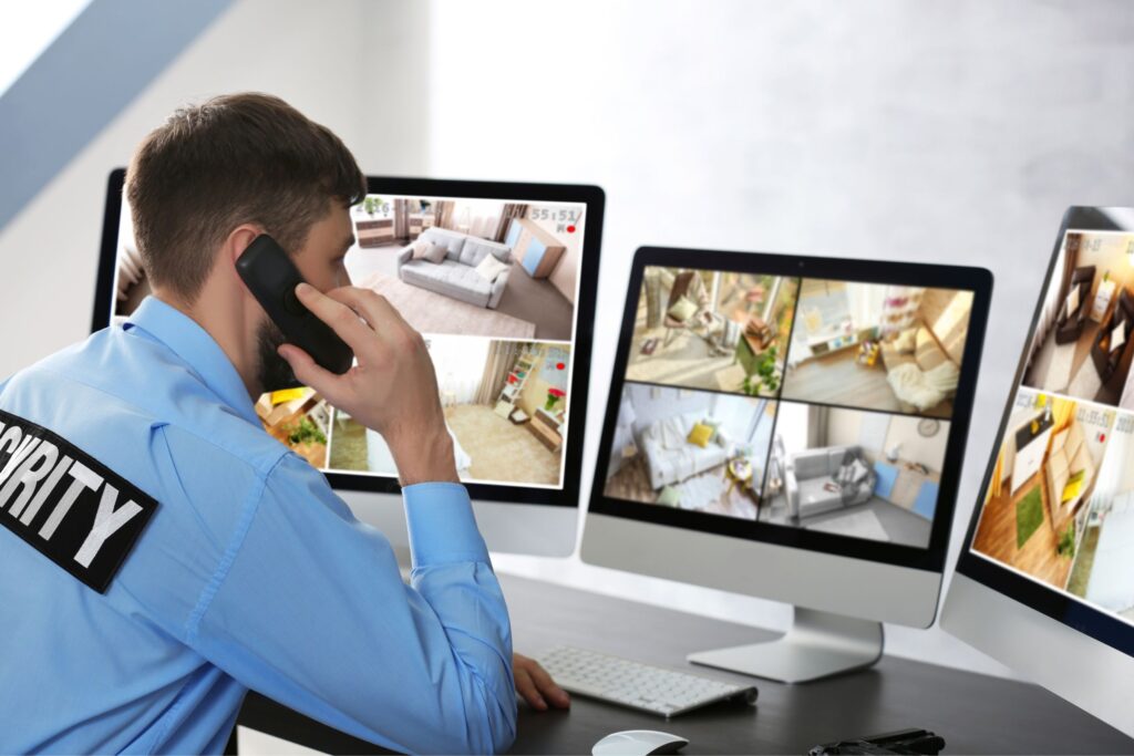 monitored home security