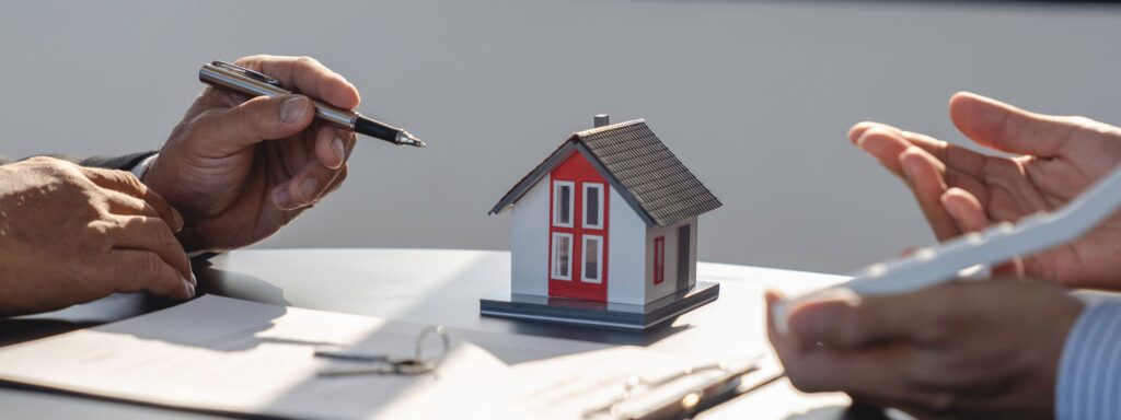 working with an insurance agent